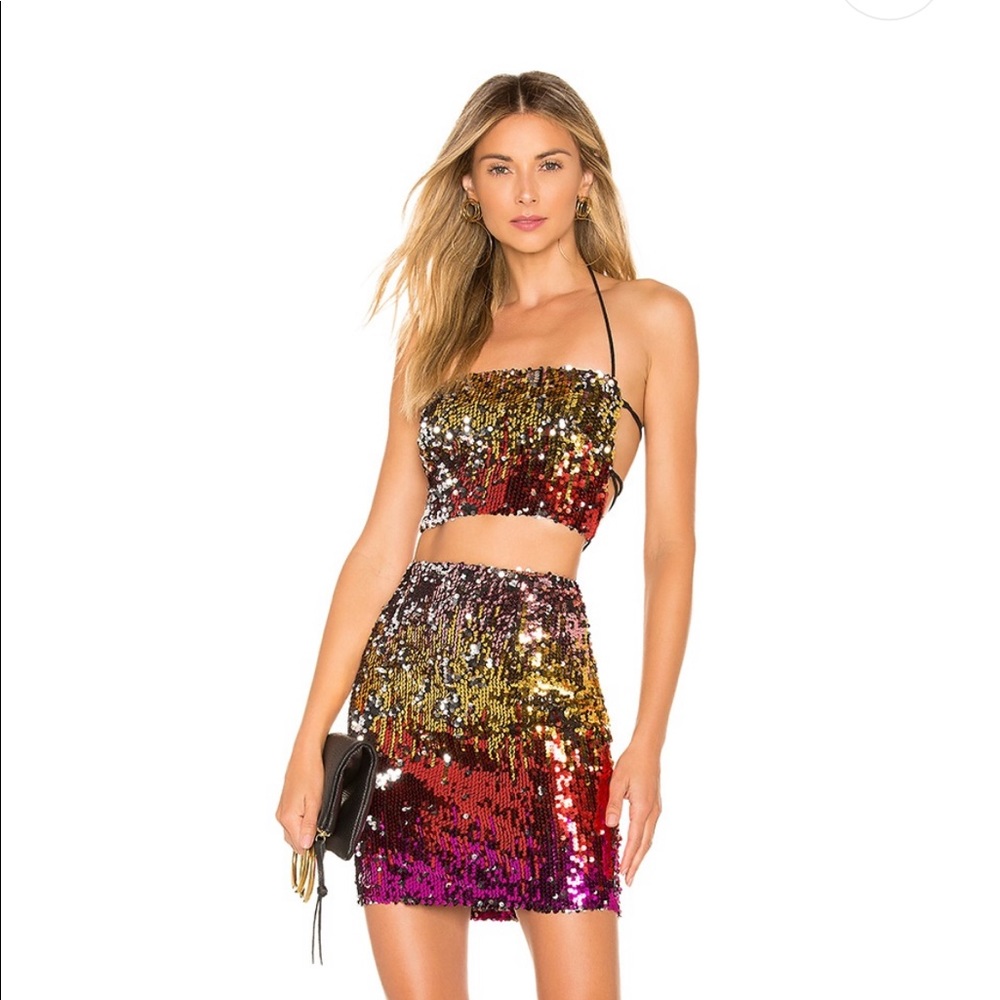 Revolve Two piece sequin set